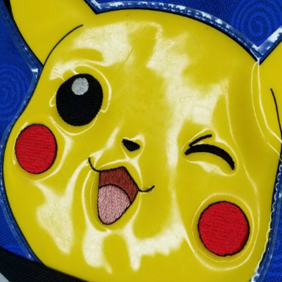 90s Kids Vintage Pokémon Backpack Y2k 2000 Nintendo Pikachu Gotta catch 'em all - Picture 4 of 10